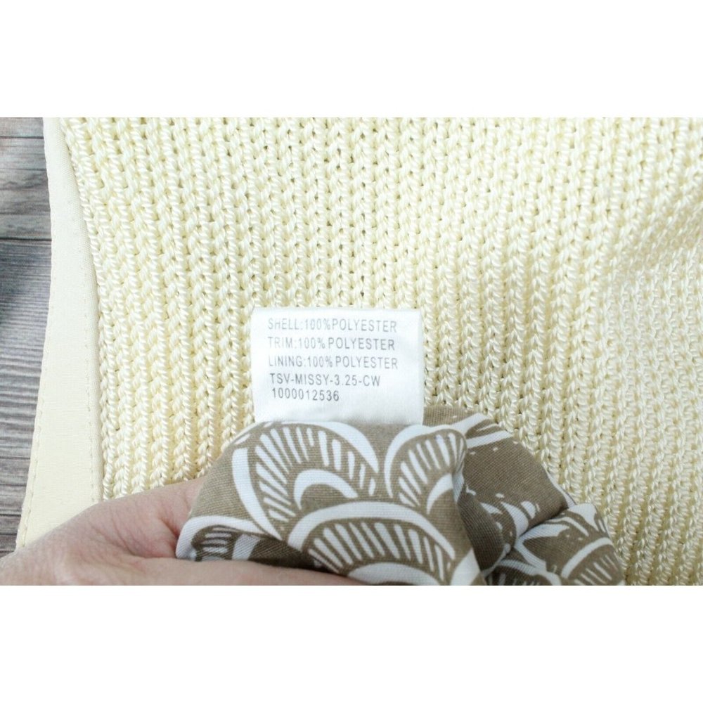 The Sak Cream Ivory Polyester Crochet Lined Classic Shoulder Handbag - Picture 9 of 11